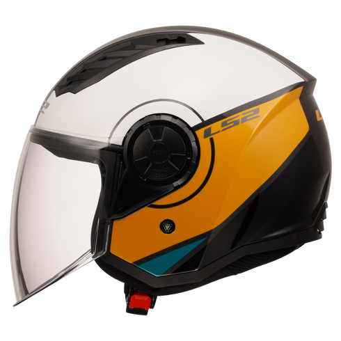 LS2 OF616 Airflow II Cover Motorcycle Helmet - Brown