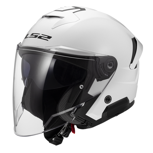 LS2 OF618 Verso II Motorcycle Helmet - White