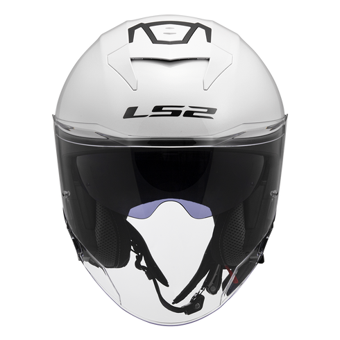 LS2 OF618 Verso II Motorcycle Helmet - White