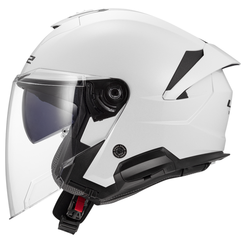LS2 OF618 Verso II Motorcycle Helmet - White