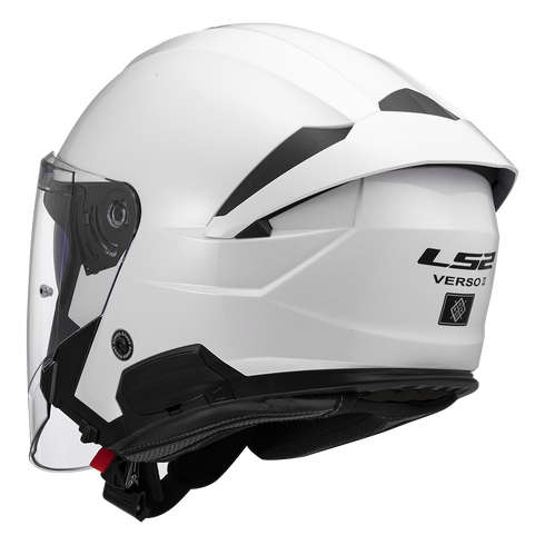 LS2 OF618 Verso II Motorcycle Helmet - White