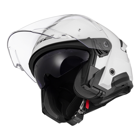 LS2 OF618 Verso II Motorcycle Helmet - White