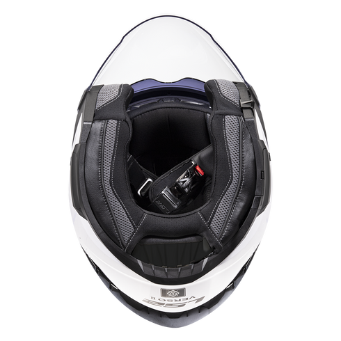 LS2 OF618 Verso II Motorcycle Helmet - White