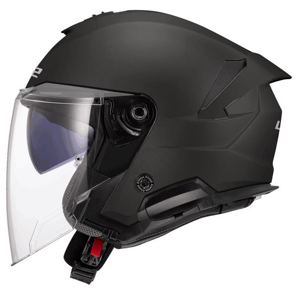 LS2 OF618 Verso II Motorcycle Helmet - Matt Black