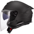 LS2 OF618 Verso II Motorcycle Helmet - Matt Black