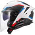 LS2 OF618 Verso II Air Motorcycle Helmet - White