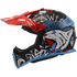 LS2 MX437 Fast II Mini Starmaw Motorcycle Helmet - BLACK