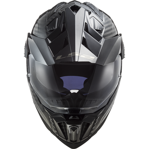 LS2 MX701 C Explorer Motocross Helmet - Gloss Carbon