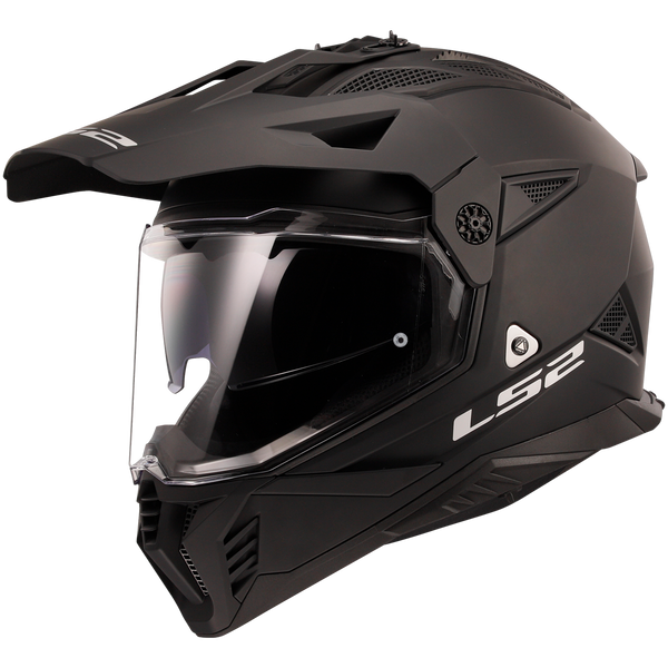 LS2 MX702 Pioneer II Motorcycle Helmet - Matt Black