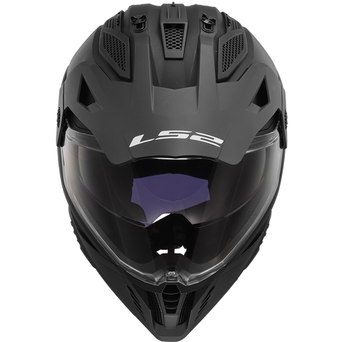 LS2 MX702 Pioneer II Motorcycle Helmet - Matt Black
