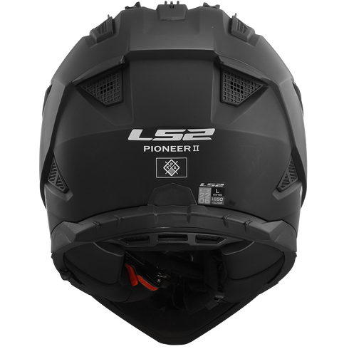 LS2 MX702 Pioneer II Motorcycle Helmet - Matt Black