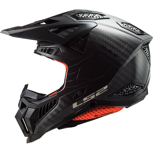 LS2 MX703 C X-Force Motocycle Helmet - Gloss Carbon