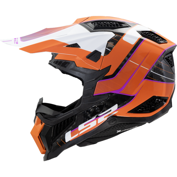 LS2 MX703 X-Force Galuo Motocycle Helmet - Orange