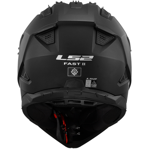 LS2 MX708 FAST II Motorcycle Helmet - Matt Black