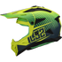 LS2 MX708 FAST II Duck Motorcycle Helmet - Matt H-V Green H-V Yellow