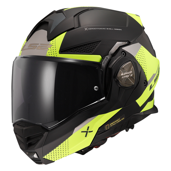 LS2 FF901 Advant X Oblivion Motocycle Helmet - Matt Black H-V