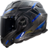 LS2 FF901 Advant X Spectrum Motocycle Helmet - Black Titanim Blue