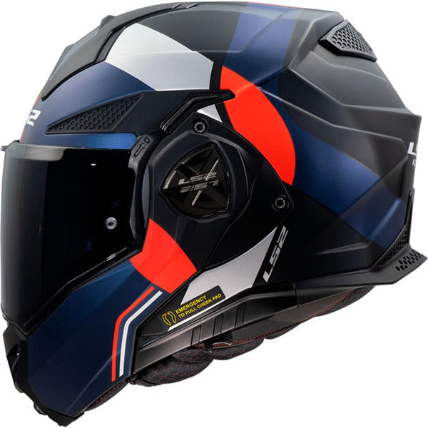 LS2 FF901 Advant X Ultra Motocycle Helmet - Blue/Red