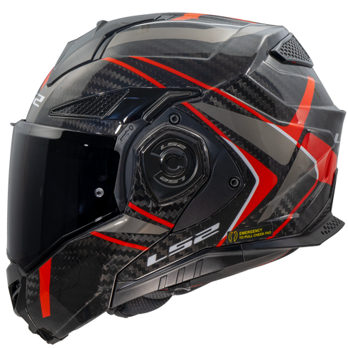 LS2 FF901 Advant X C Future II Motocycle Helmet - Red