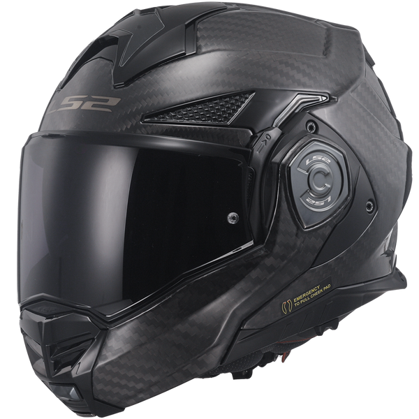 LS2 FF901 Advant X Motocycle Helmet - Gloss Carbon