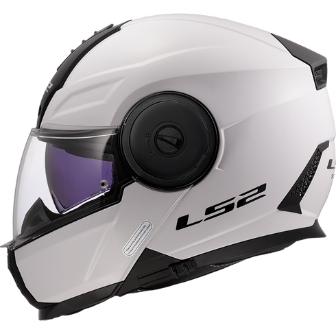 LS2 FF902 Scope II Motorcycle Helmet - Gloss White