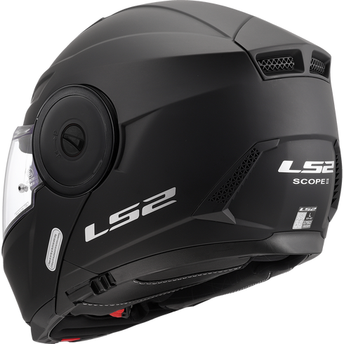 LS2 FF902 Scope II Motorcycle Helmet - Matt Black