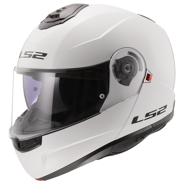 LS2 FF908 Strobe II Motorcycle Helmet - Gloss White