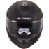 LS2 FF908 Strobe II Motorcycle Helmet - Matt Black