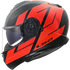 LS2 FF908 Strobe II Code Motorcycle Helmet - Black/Red