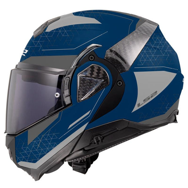 LS2 FF910 Advant II Astral Motorcycle Helmet - Navy Blue Grey