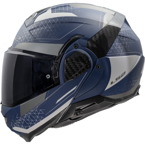 LS2 FF910 Advant II Astral Motorcycle Helmet - Navy Blue Grey