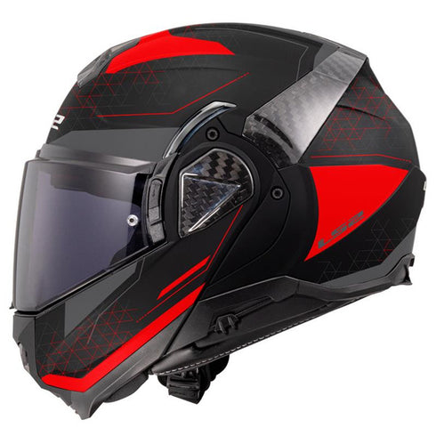 LS2 FF910 Advant II Astral Motorcycle Helmet - Red