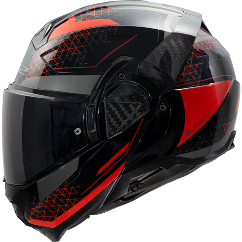 LS2 FF910 Advant II Astral Motorcycle Helmet - Red