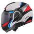 LS2 FF910 Advant II Triple Motorcycle Helmet - White/Blue/Red