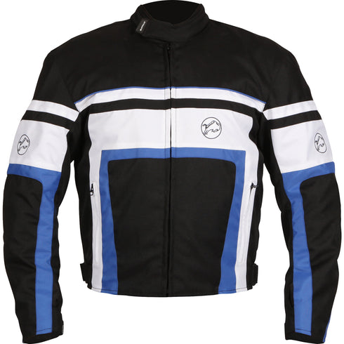 Buffalo Retro Motorcycle Jacket Black/Blue