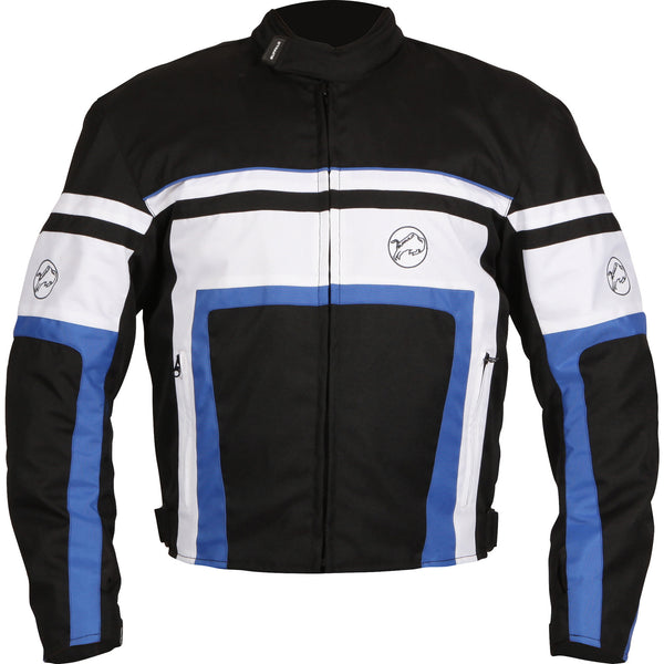 Buffalo Retro Motorcycle Jacket Black/Blue