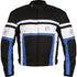 Buffalo Retro Motorcycle Jacket Black/Blue