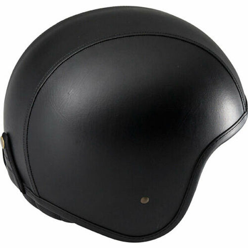 Duchinni D388 Vintage Motorcycle Helmet - Black
