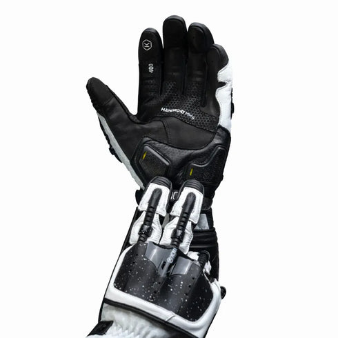 Knox Handroid MK5 Motorcycle Gloves - Black/White