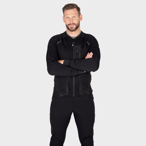 Knox Mens Action Pro MK2 Armoured Motorcycle Shirt - Black