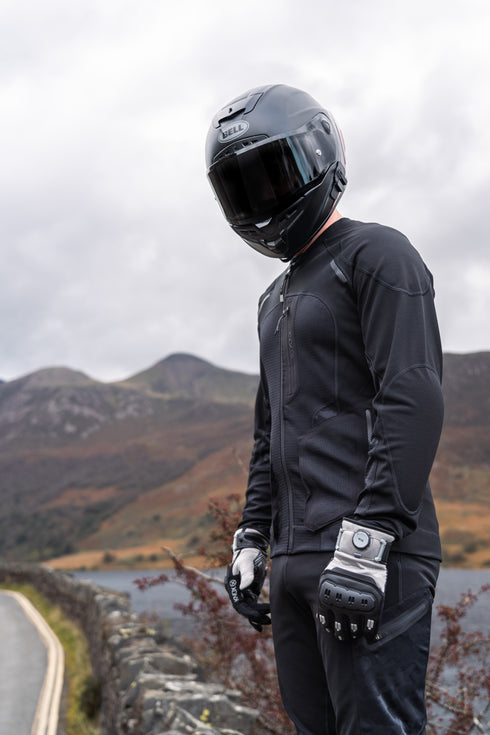 Knox Mens Action Pro MK2 Armoured Motorcycle Shirt - Black