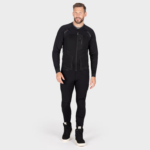 Knox Mens Action Pro MK2 Armoured Motorcycle Shirt - Black