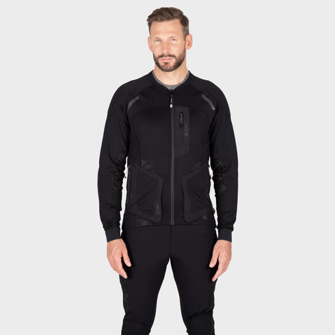 Knox Mens Action Pro MK2 Armoured Motorcycle Shirt - Black