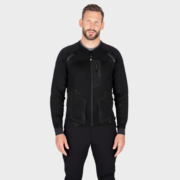 Knox Mens Action Pro MK2 Armoured Motorcycle Shirt - Black