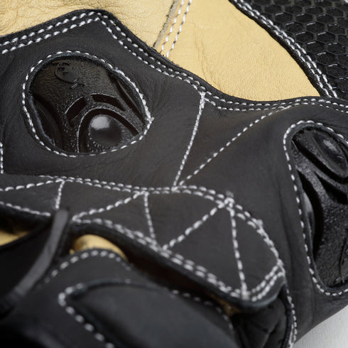 PB Dell Leather Motorcycle Gloves Knox SPS