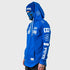 Ride Rich GP Scoop Motorcycle Hoodie - Blue/White