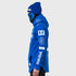 Ride Rich GP Scoop Motorcycle Hoodie - Blue/White