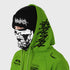 Ride Rich RR Racing Scoop Motorcycle Hoodie - Lime Green