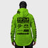Ride Rich RR Racing Scoop Motorcycle Hoodie - Lime Green