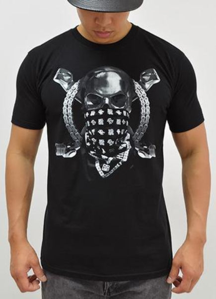 Ride Rich Chrome & Bones T Shirt
